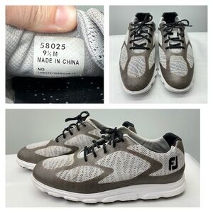FJ Foot Joy Footjoy superlites xp spikeless‎ golf shoes men's 9.5 model 58025